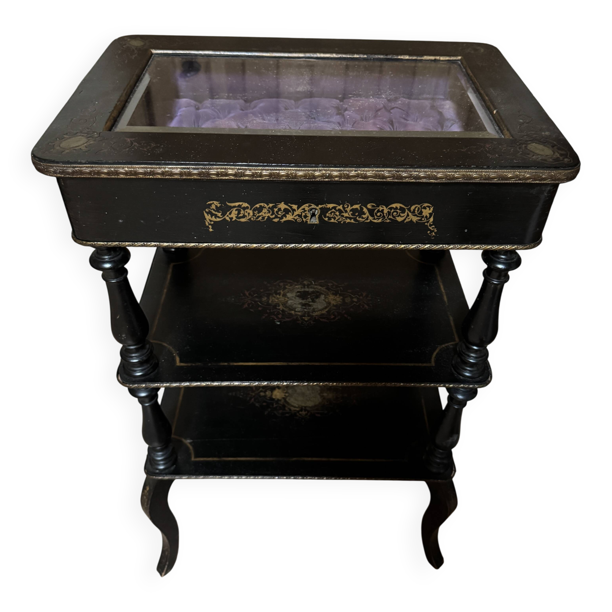 Table vitrine époque Napoléon III