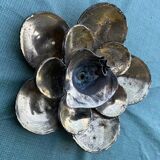 Vintage flower bronze wall lamp