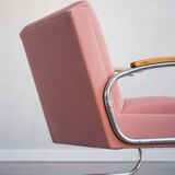 Functionalist Chrome Armchair S411 By W. Gispen For Mücke Melder, 1930s