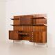 Italian mid century wall unit George Coslin for 3V Arredamenti, 1960s