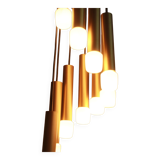 Lampe cascade des années 1970 en laiton