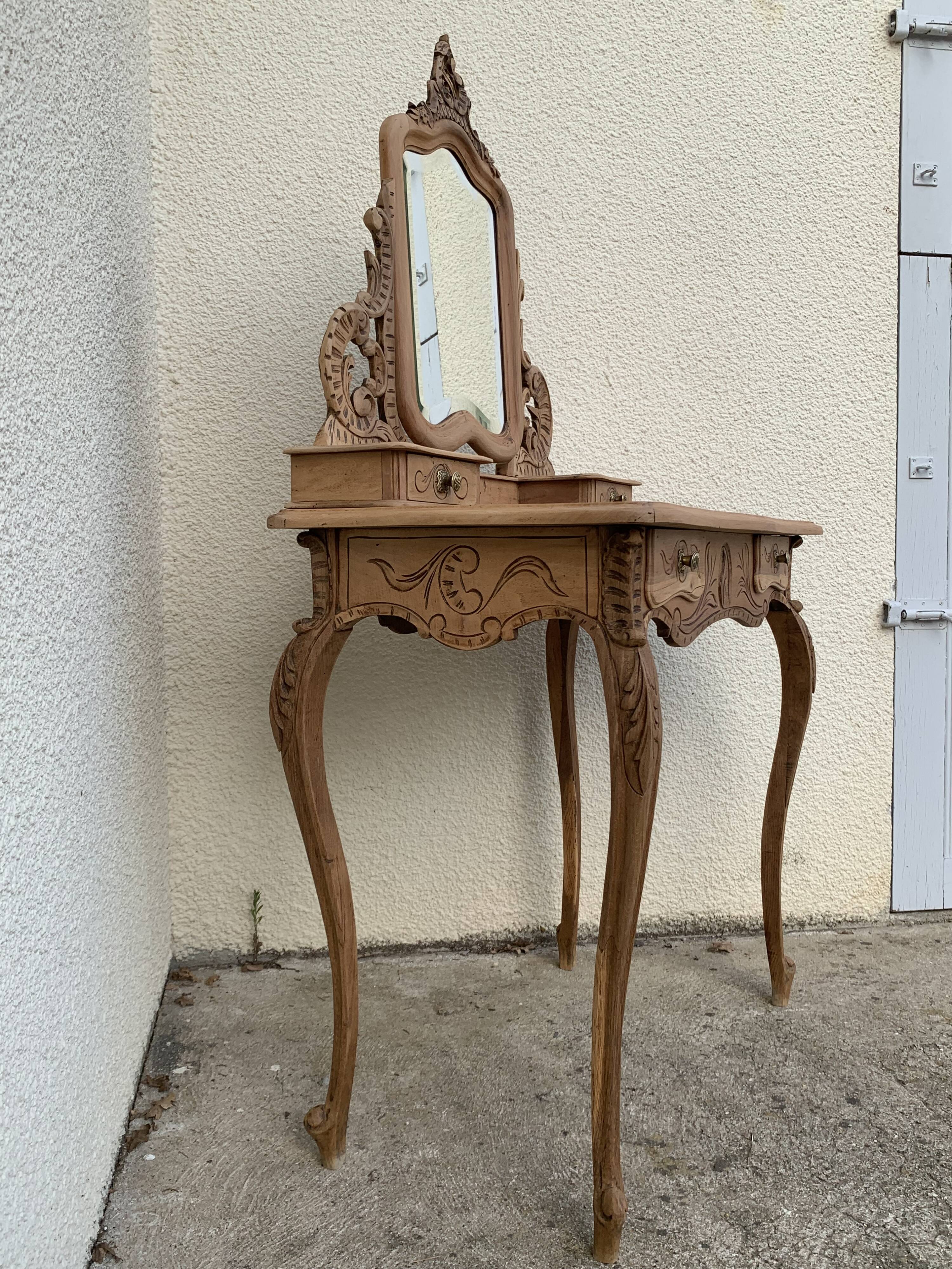 Dressing table raw wood 1900