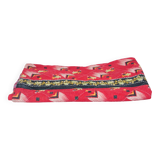 Kantha Sari Bedspread, Hand Embroidered Recycled Cotton Tartan