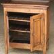 Rare: walnut display cabinet (circa 1900). Very beautiful patina.
