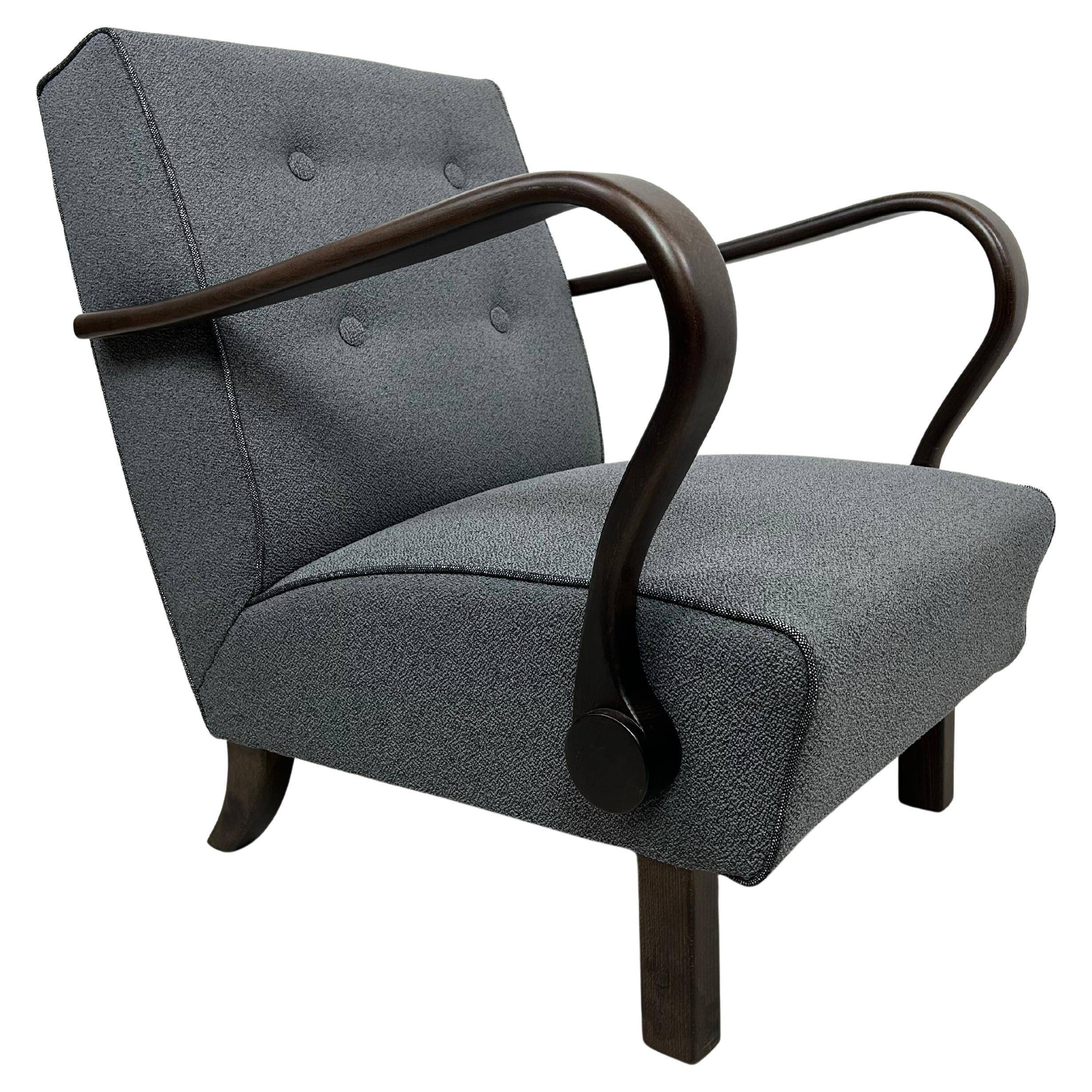 Fauteuil Art déco H320 par J.Halabala pour UP Závody