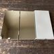 Wooden wallet triptych bathroom mirror 78cm x 38cm