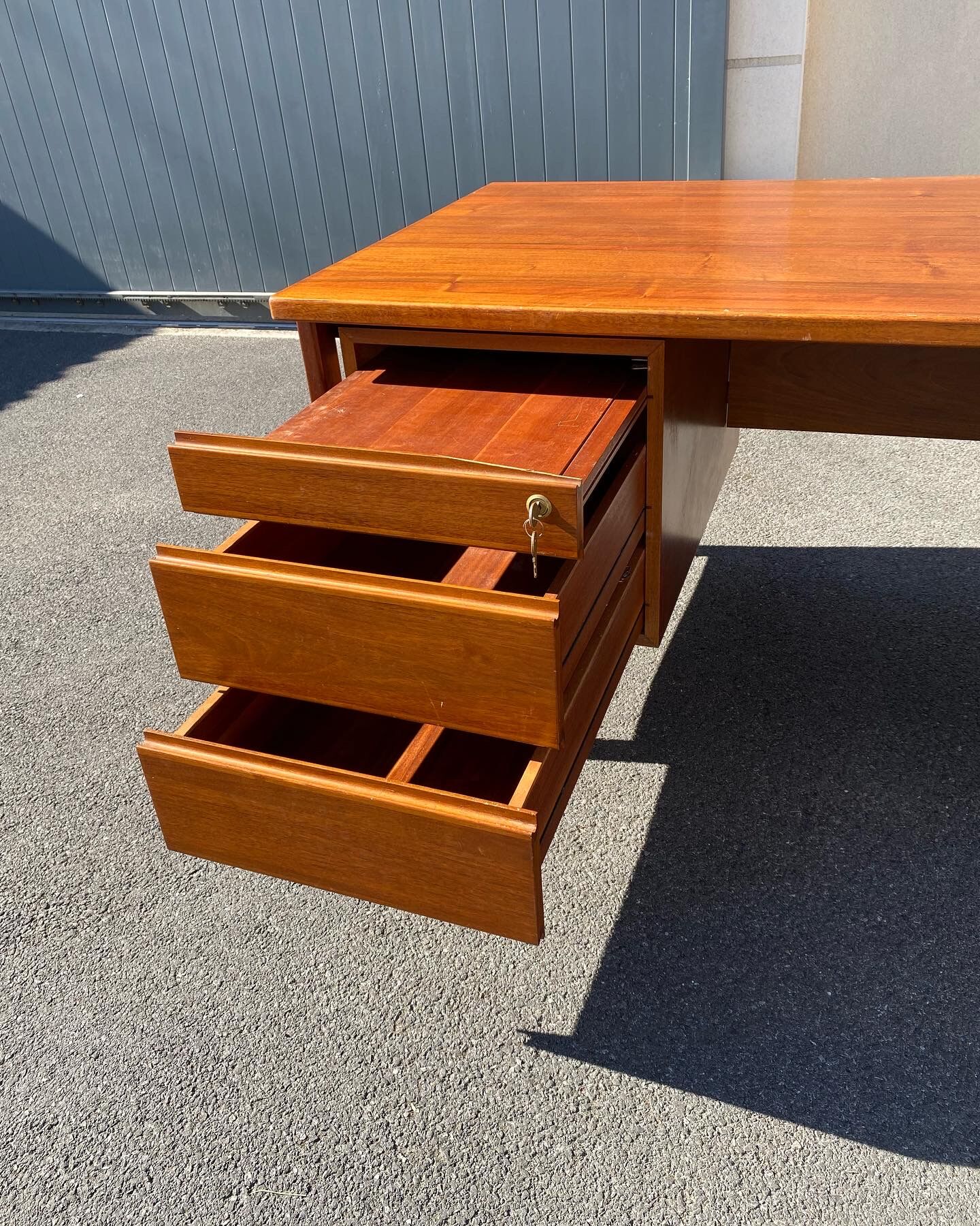 Scandinavian teak desk