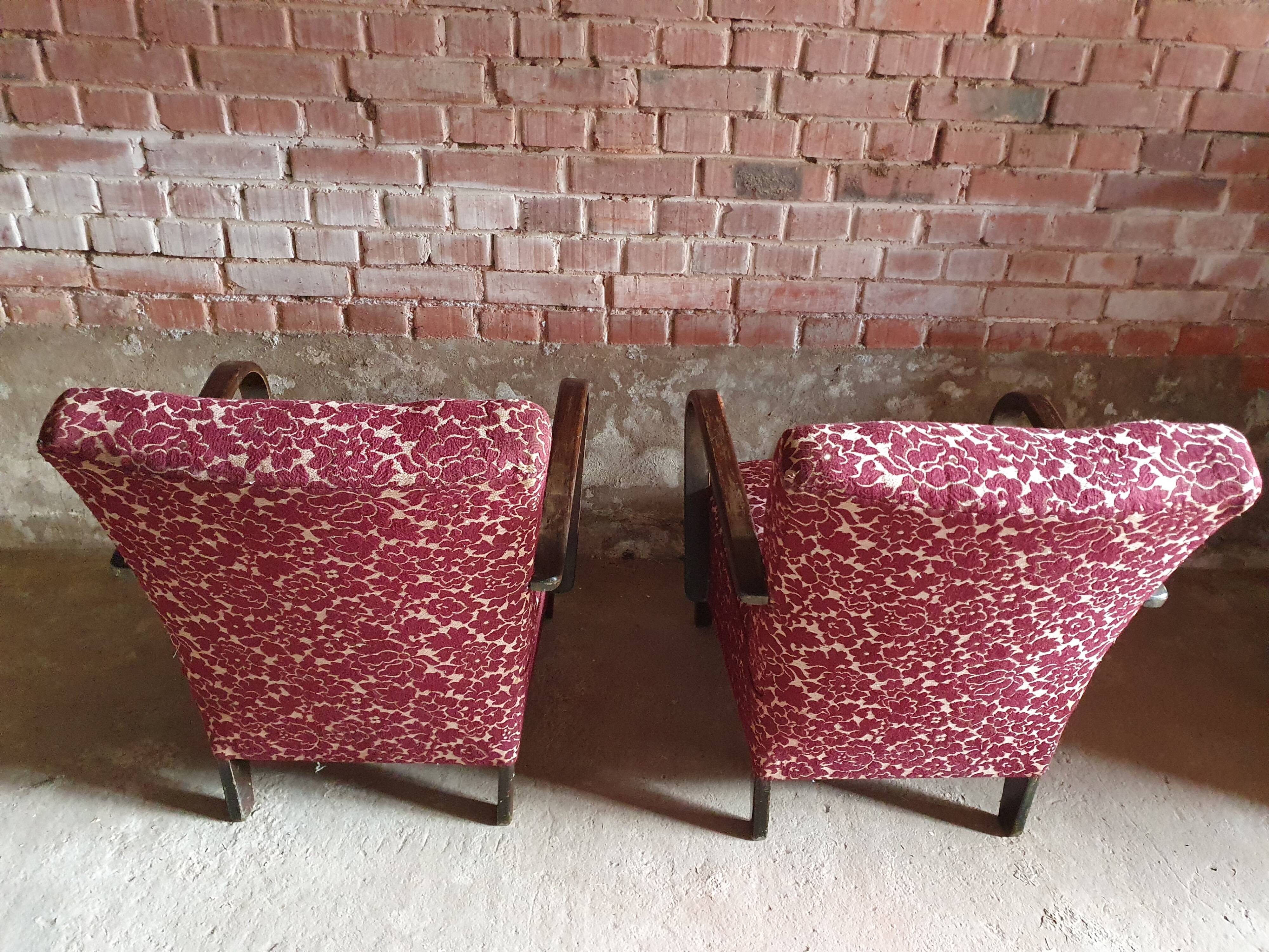 Paire de fauteuils 1950