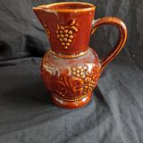 Glazed earth pitcher
