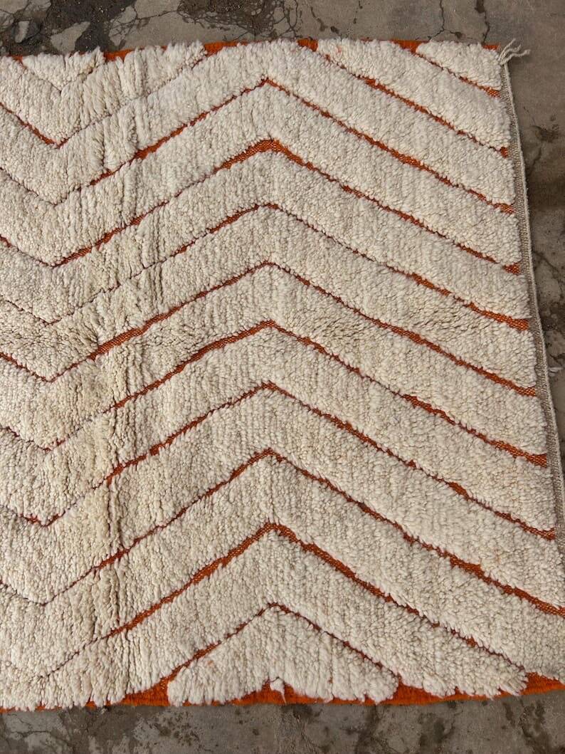 Handmade Beni Ouraine rug, size 200 x 300 cm