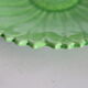 Plates Vallauris Alain Maunier, 1970, in the shape of a flower, in green earthenware