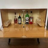 Vintage Formica bar cabinet