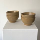 Set of 4 stoneware bowls