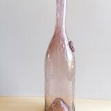 Biot bubble glass bottle