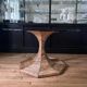 Vivai del Sud rattan bamboo table from the 70s
