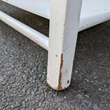 Baby chair high chair made of vintage wood