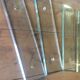 Lot de 4 plaques de propreté en verre biseauté GM