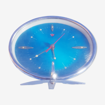 Diamond Turquoise alarm clock from the 70s