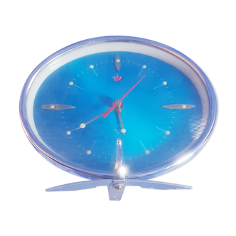 Diamond Turquoise alarm clock from the 70s