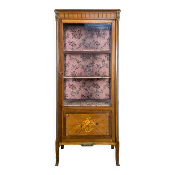 Vitrine en bois de Rose de style Transition