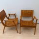 Fauteuils Gelenka en bois de hêtre massif, Allemagne, 1950, ensemble de 2