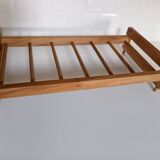 Set of 4 wooden wine bottle holders