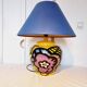 lampe de table française en céramique de Saint-Clément des années 1950
