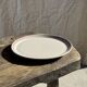 Lunéville table service Art Workshop 8 plates and 2 serving dishes