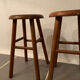 Paire de tabourets vintage