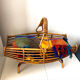 Porte revues en rotin Franco Albini 1960