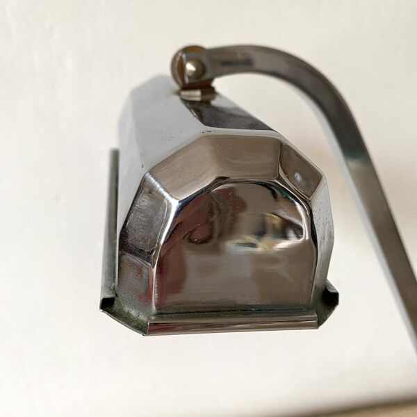 Lampe de bureau chromée  Art Déco – lampe atelier rétro