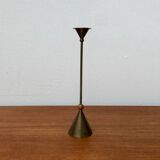 Vintage Italian postmodern metal chandelier, 1980s.