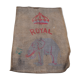 Jute bag with elephant decoration