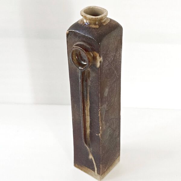 Vase vintage en grès 1970
