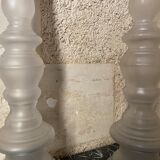 Pair of art deco candle holders