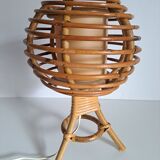 Bamboo bedside lamp