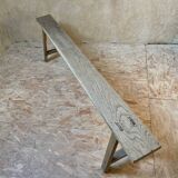Paire de bancs rustiques