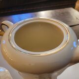 Teapot or coffee pot in fine earthenware from Salins 30-40