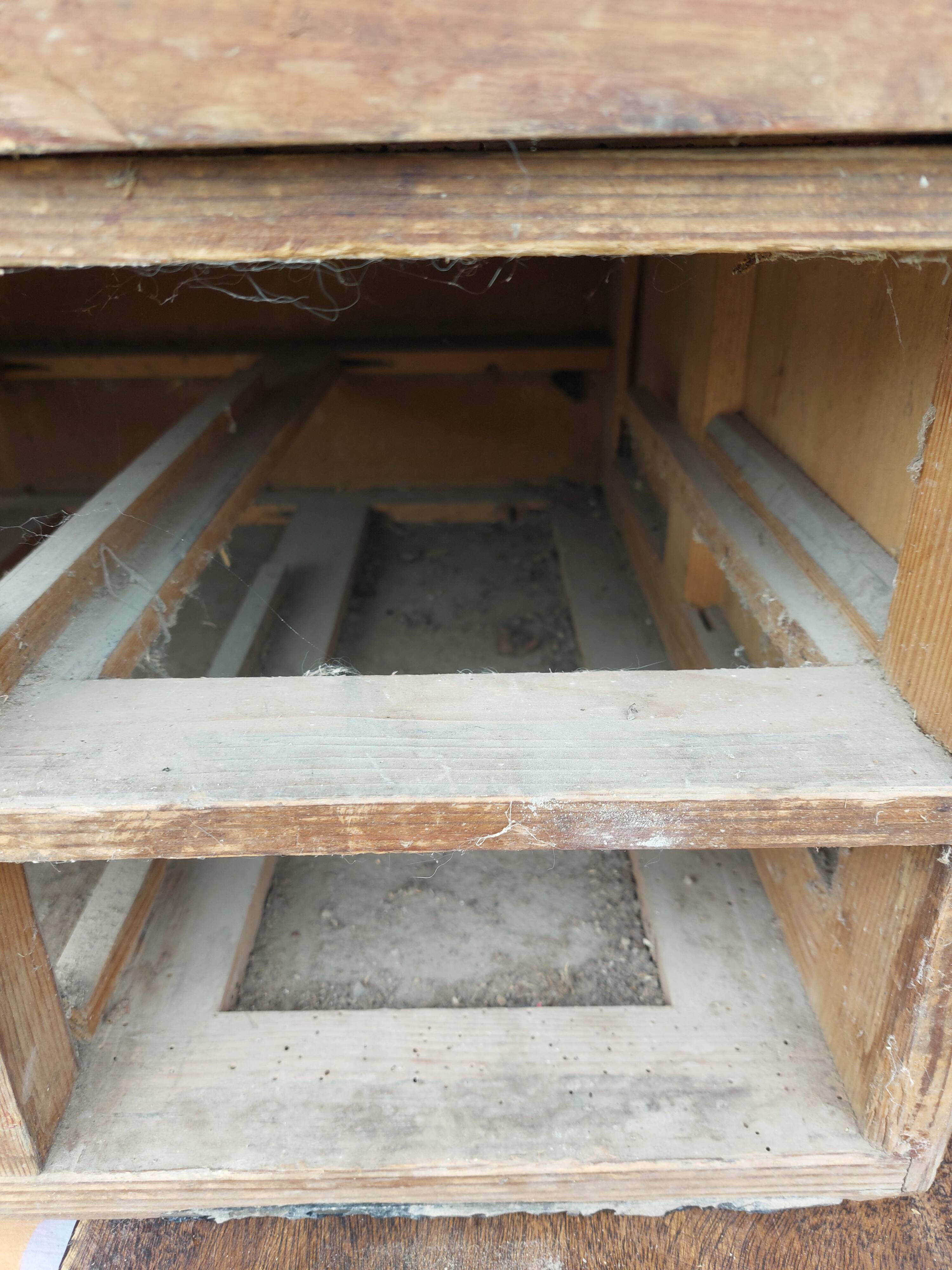 wooden workshop furniture, drawer unit