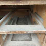 meuble de métier en bois, meuble à tiroirs