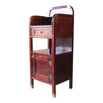 Thonet bedside table N°25000, 1912, marble and brass - Otto Wagner -