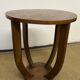 Art deco wooden pedestal table / side table