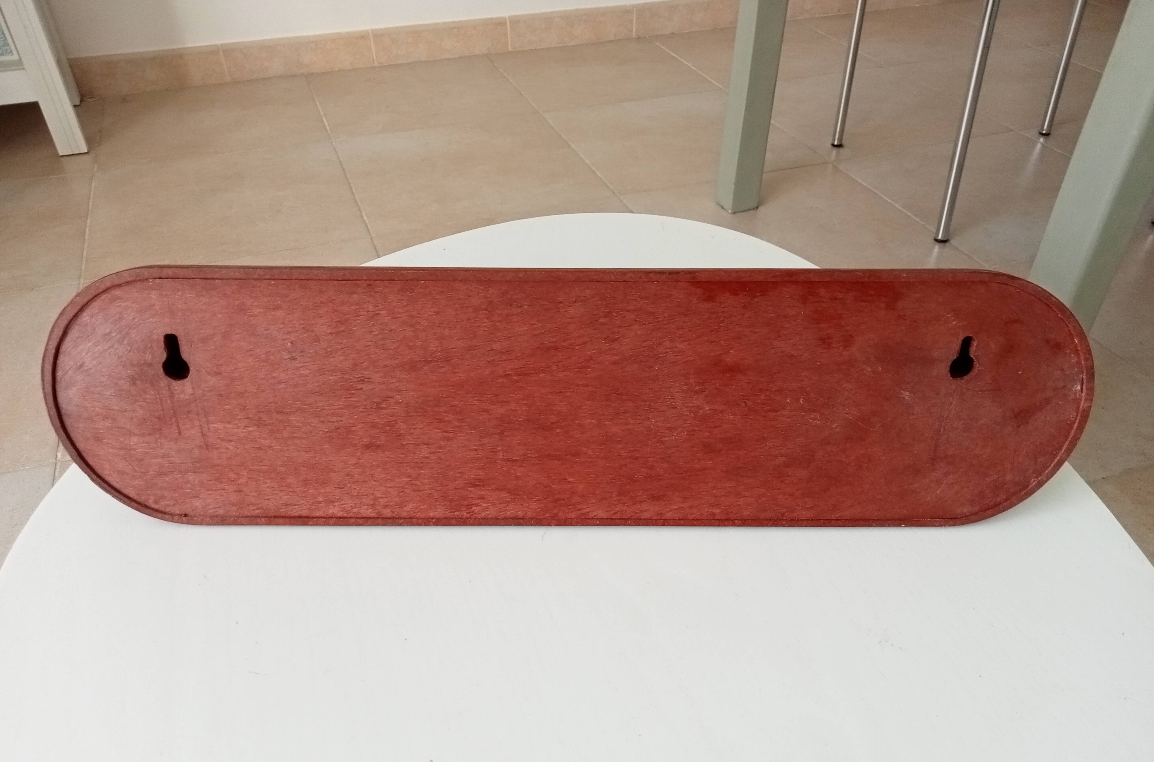 Art deco wall coat rack in bakelite 50s/60s