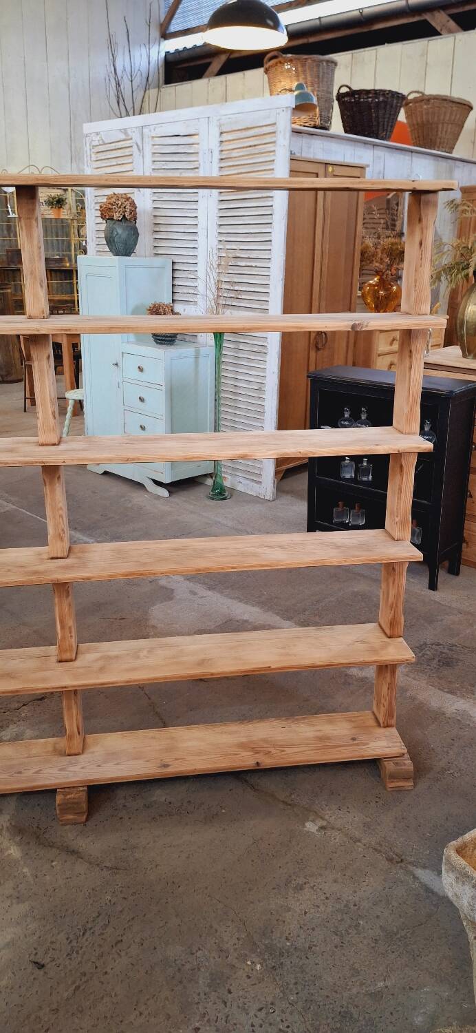 Large old shelf on legs