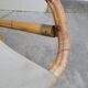 Vintage bamboo deck chair armchair 1950s Italy