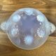 Set of 4 Art Deco bowls model DAHLIA – moulded glass signed ETLING