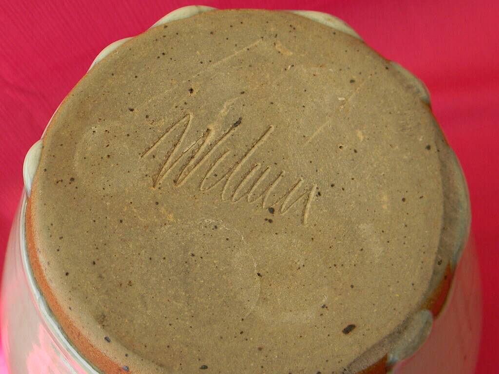 Vase en grès vernissé de Jacques VILAIN La Borne.