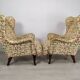 Paire de fauteuils a oreilles