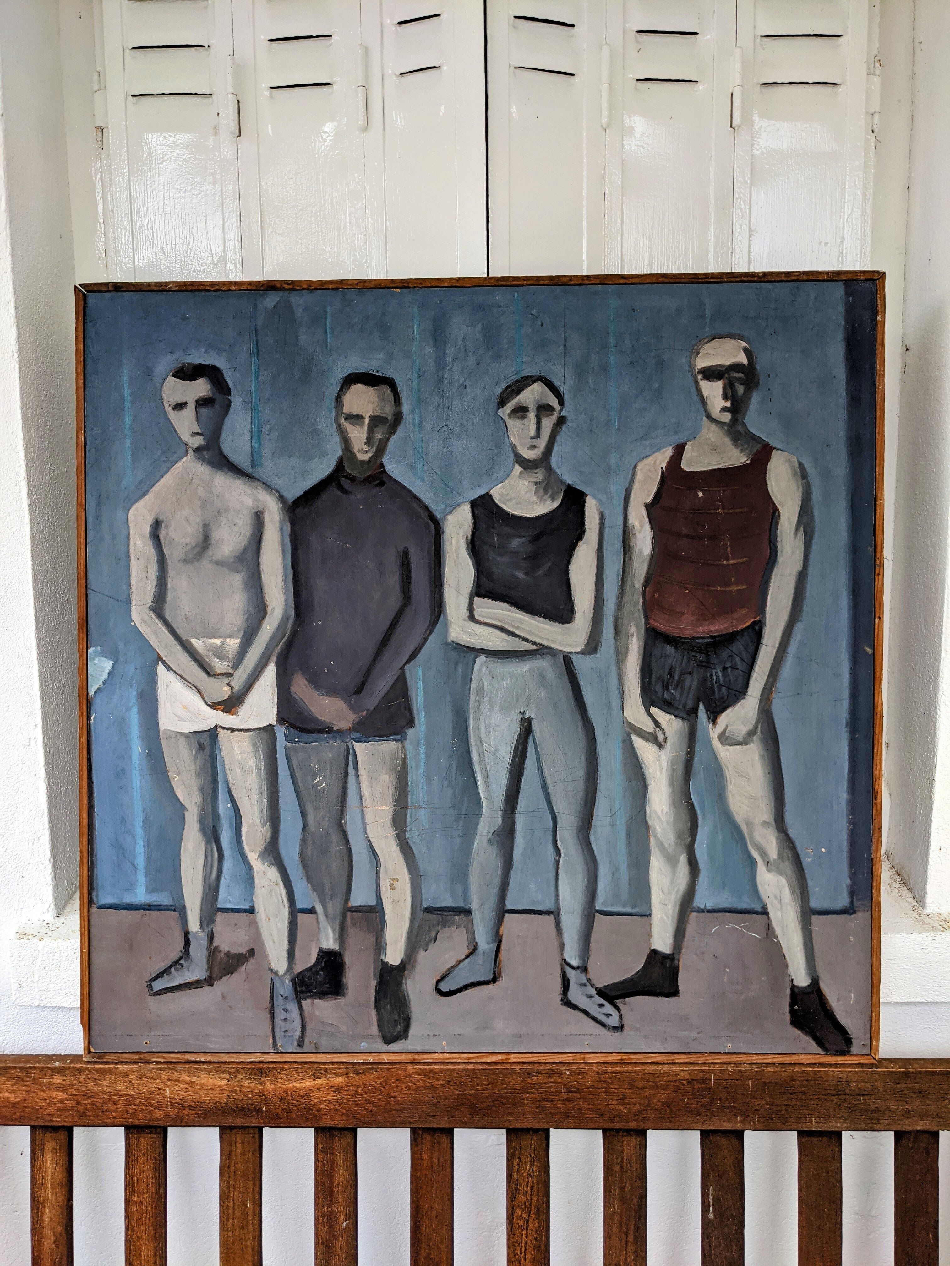 Tableau moderne non signé vers 1950
