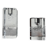 Pair of Archipelago - Litalla candlesticks by Timo Sarpaneva, 1970, Finland, icicle